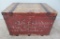 Outstanding Green Bay Wis Immigrants Trunk, stenciled front, 30 1/2