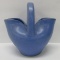 Cherokee double vase, blue, 7
