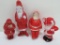 Vintage celluloid and plastic Santas, 3