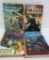 Four Hardy Boys books with dust covers by Franklin Dixon