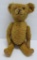 Vintage Teddy Bear, squeaker, glass eyes, jointed, 15