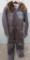 WWII leather Arimen flight suit, plug in, Colvinex size 38