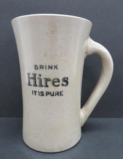 Hires stoneware mug, 6", Drink Hires It is Pure