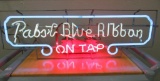 Pabst Blue Ribbon On Tap Neon, working, 35