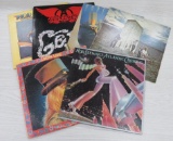 Six vintage rock and roll records 70's and 80's