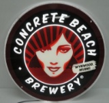 Retro brewery light, Concrete Beach Brewery, 15 1/2