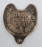 Roadway and Bridge Dept Union Pacific Railway Emblem, 2 1/2