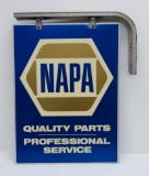 Napa two sided flange sign, 24