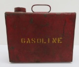 Lawco metal gasoline can with original labels, 10