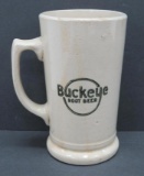 Stoneware mug, Buckeye Root Beer, 6 1/2