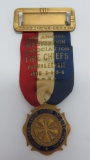 New York Fire Dept Association ribbon, 1951, 4 1/2