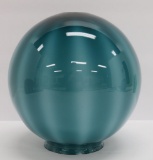 Blue variegated case glass light fixture Orb, 8