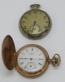 Two pocket watches, Illinois and Elgin, 2