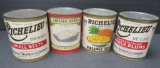 Display Canned Fruit and Vegetable tins from 1933 Worlds Fair exhibit