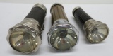 Three flashlights, Burgess, Yale, 5