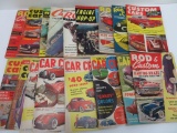 18 Custom Car, Hot Rod magazines, 1957-1959