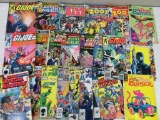 Comic books, Star Wars, Battlestar Galactica, 2001 Space Odyssey, Transformers, GI Joe 70/80's