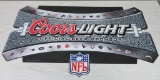 2004 NFL Coors Light metal sign, 44 1/2