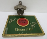 Lucky Strike Flat Fifties tin and Starr X Drink Coca Cola bottle opener