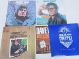 Three Johnny Cash albums, Big Country and Dave Clark 5 albums