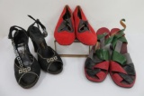Three pair of ladies shoes