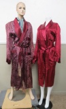 Two vintage men's robes
