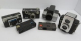 Six vintage cameras