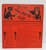 1940 Stunt Halloween Quiz, Luhre, 8 1/2