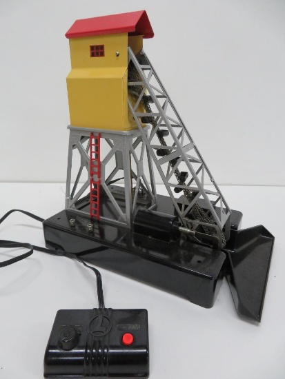 Lionel #97 Coal Elevator Hopper, metal,with 97C controller, 12 1/2", PW