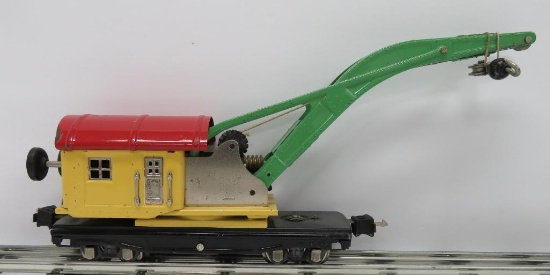 Lionel #810 tinplate crane car, O gauge