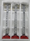 MTH Tinplate Traditions, new in box, #94 High-Tension Tower Set, three towers 10 1/2