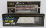 Weaver Ultra Line refrigeration car and K Line Freight car new in boxes