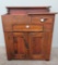 Country Primitive dry sink cabinet, 34