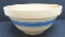 Blue banded stoneware mixing bowl, 9