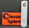 Chessie Railroad lot, enamel sign and thermometer