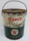 Texaco Crater O Lubricant pail, 13 1/2