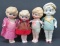 Four bisque Betty Boop dolls, 6