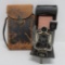 Eastman Kodak folding camera and case