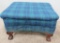 Ball and Claw foot upholstered ottoman,