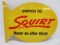 Great 1955 Two sided Squirt flange sign, 18