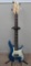 Peavey axcelerator electric guitar with stand, blue
