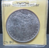 1887 Morgan Silver Dollar, Ch BU