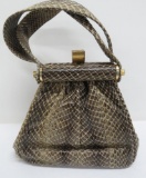 Fabulous Prado snake skin hand bag, 7