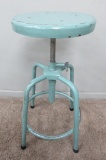 Industrial metal stool, 13