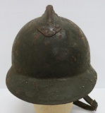 WWI French Flaming M15 Helmet, Military