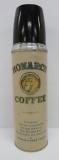 Monarch Coffee advertising thermos with 3 original cups and Thermos cork, 14