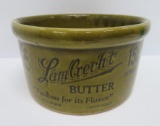 15 cent Lambrecht butter crock, green, 3
