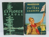 Patrol Leader and Explorer Manuals for Boys Scouts, 1956 and 1953