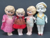 Four bisque Betty Boop dolls, 6