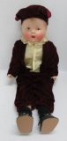 Unusual Doll attributed to Harry H Coleman walking doll, Patent 1919, 27